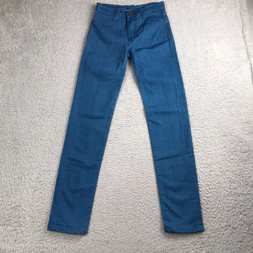 Blue Delta Jeans Womens 25x30‎ Low Rise Skinny Made In USA Bespoke Luxury Denim